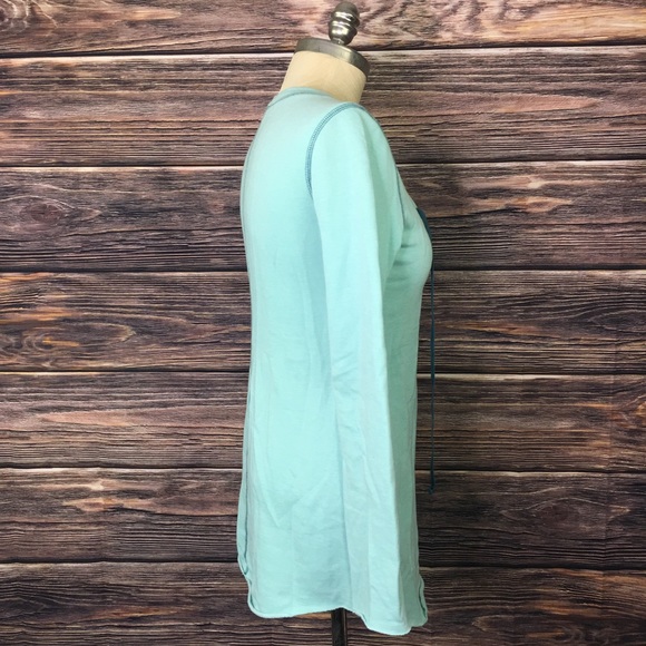 DISNEY BOUNDING Teal Fleece Cover up Dress NWOT S - Picture 3 of 5